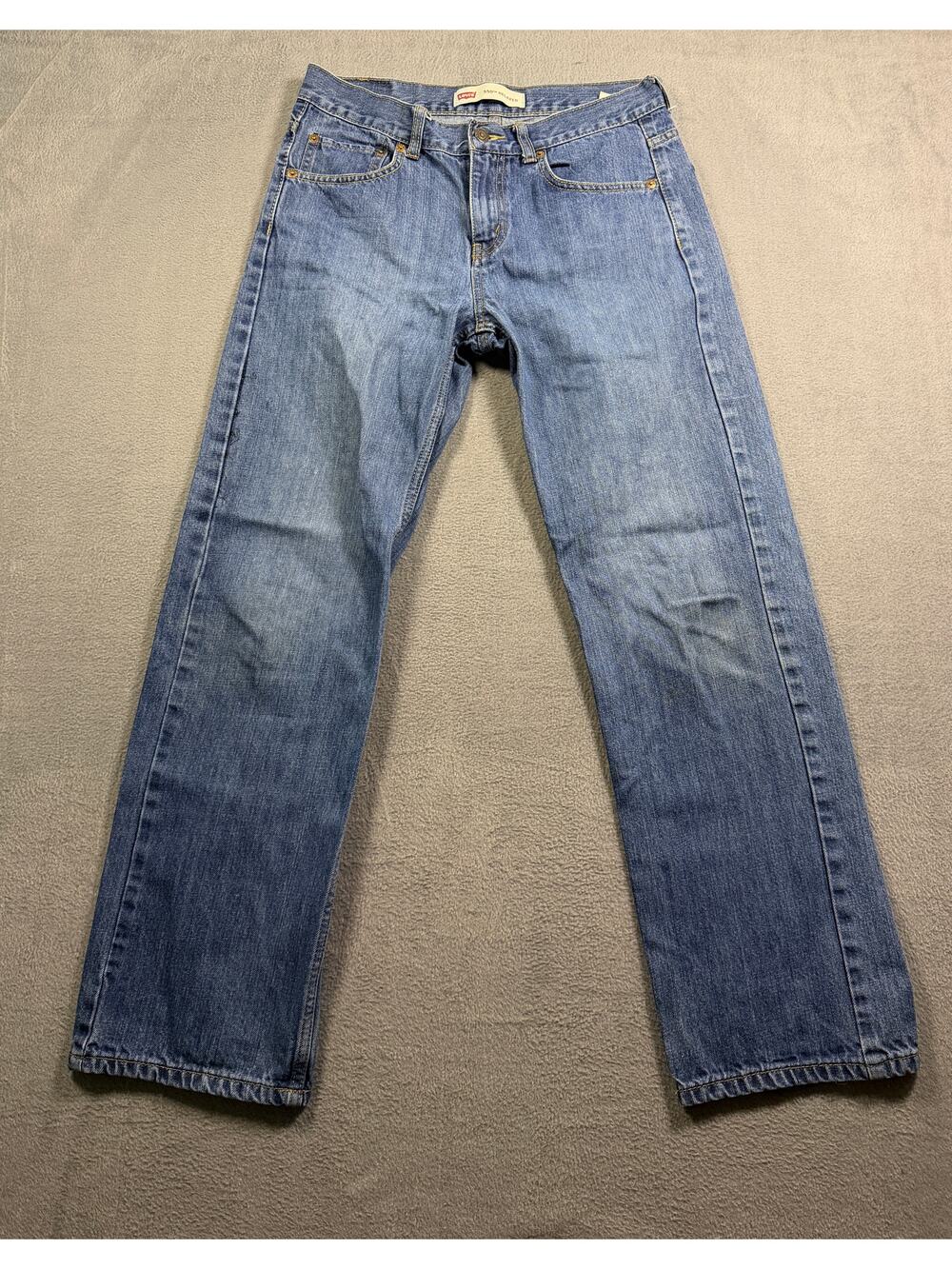 Levi's 550 Relaxed Fit Tapered Leg Jeans Boy Size 16 Reg W28 L28 Medium Wash